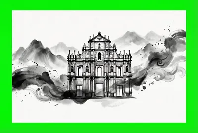 澳门太阳城水墨国风标志